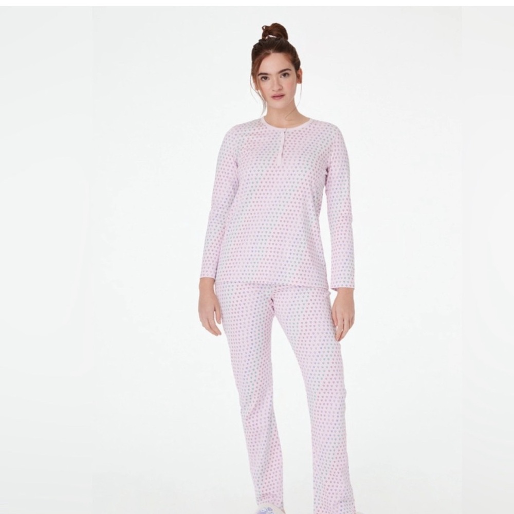 Roller Rabbit Lilac disco Hearts long Pajamas